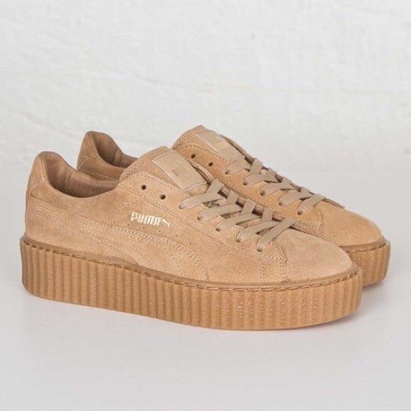 Puma Shoes - Oatmeal Fenty Puma Creepers